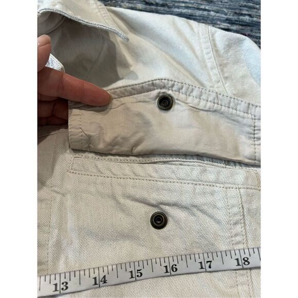 Vince Denim Utility Jacket belted size M - Picture 12 of 14